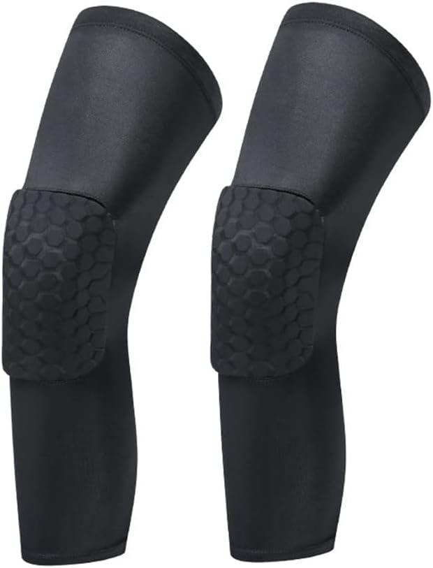 LARDROK Breathable Basketball Shooting Sport Safety Kneepad Honeycomb Pad Bumper Brace Kneelet Protective Knee pads rodilleras Medium