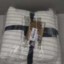 Eddie Bauer - Flannel Sheets Queen Size, Anti-Pilling & Wrinkle Resistant Cotton, Touchably Soft for All-Season Comfort - Bed Sheets with Matching Pillowcases & Fitted Sheet (Trail Stripe Grey)