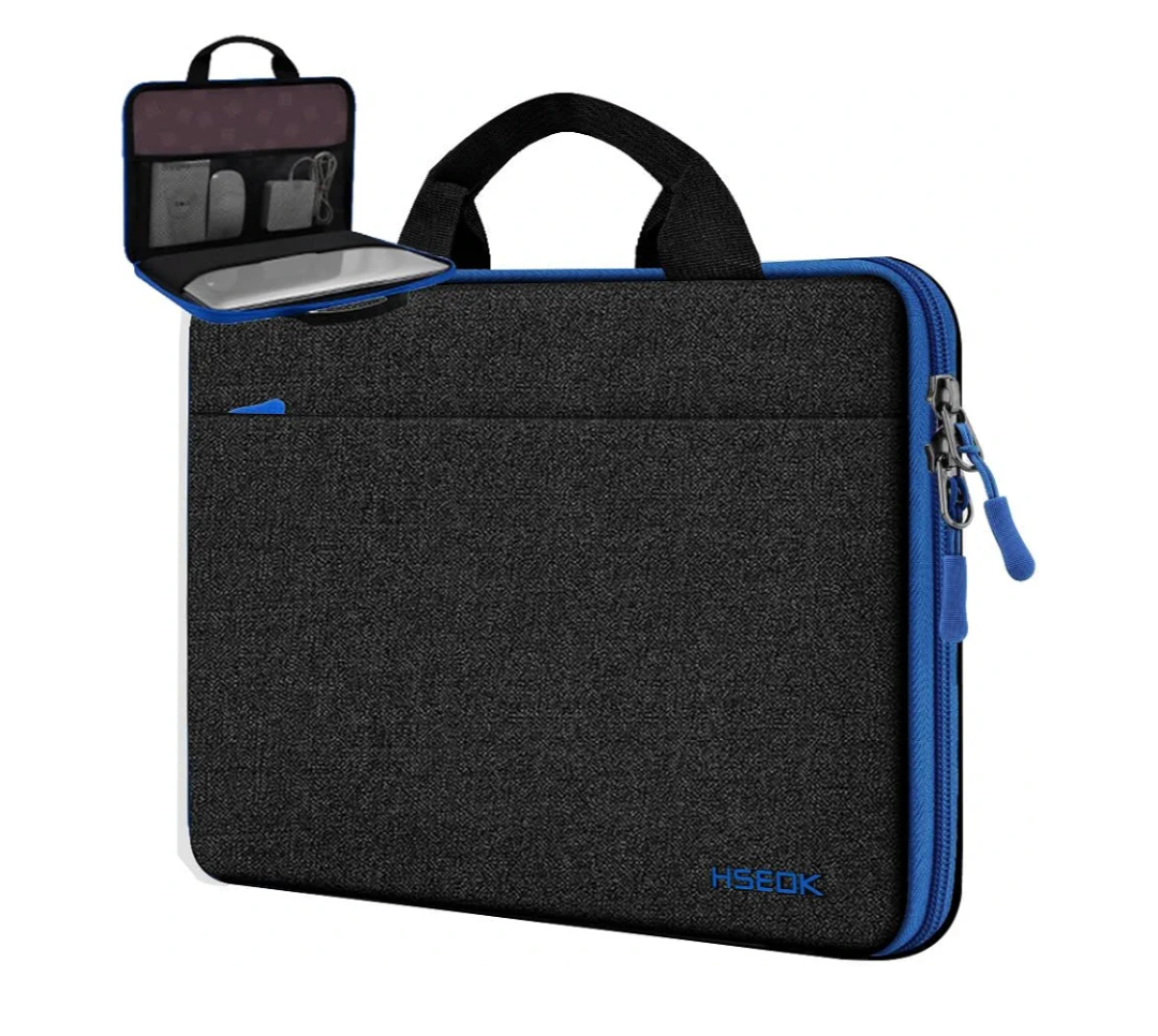 Hseok Laptop Sleeve 13-14 Inch Case Briefcase Compatible with MacBook Neo Pro 14 M5/M4/M3/M2/M1, All Models 13.3 Mac Air/Pro, XPS 13 14, Most Popular 13"-14" Notebooks,B01K02