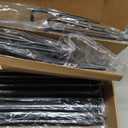 4 Pack String Light Poles for Outside, Thickened Metal Christmas Lights Hanger Pole Outdoor with Fork, Lighting Hanging Post Accessories for Patio Decor Garden Backyard Yard Outside Decorations