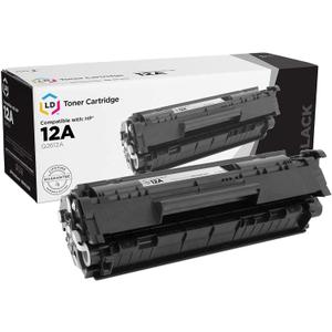 LD Products 12A Toner Cartridge Replacement for HP 12A Q2612A Works with HP Laserjet 1020 1022 1012 1010 1015 1018 1022n 1022NW 3015 3030 3020 3050 3052 3055 M1005 M1319 M1319F Printer (1 Black)