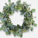 Eucalyptus Wreaths for Front Door 20" Handmade Green Leaves Wreath for Summer