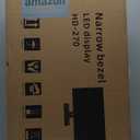 Thinlerian 27 Inch 4K UHD 3840 x 2160 Computer Monitor, IPS Display, Ultra-Thin Bezel, HDMI, DisplayPort, VESA, Build-in Speakers, PC Monitor for Design, Work, Gaming, White