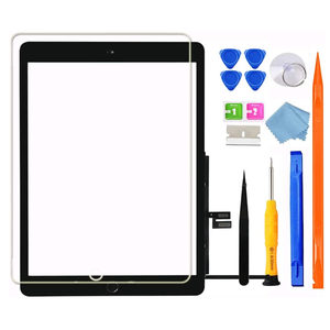 for iPad 7/8 (7th 8th Gen) Screen Replacement Digitizer Touch Glass 10.2", for 7th 8th Generation A2197 A2198 A2200 A2270 A2428 A2429 A2430, Full Repair Kit+Home Button[NO TouchID Chip] [NO LCD]