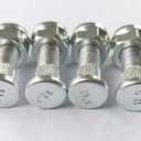 Front Rear Wheel Studs 90103-HA2-003 & Lug Nut Replacement for Honda ATC200 TRX250 TRX300 TRX350 TRX400 TRX450 250X Recon rancher and TRX500 TRX700 Foreman Quads ATV