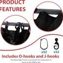 CoastShade Universal Replacement Canopy Mosquito Netting Screen Sidewalls Only for 10' x 12' Gazebo Canopy