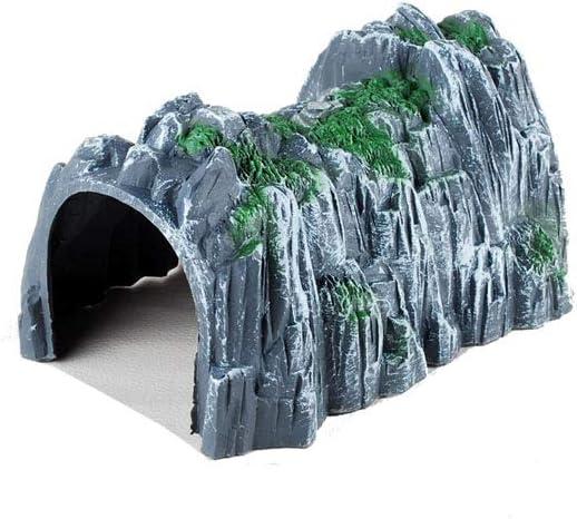 NWFashion Model Scenery 1:160 Scale N Gauge Plastic Rockery Tunnel Track Train Accessories Toy (1PC)