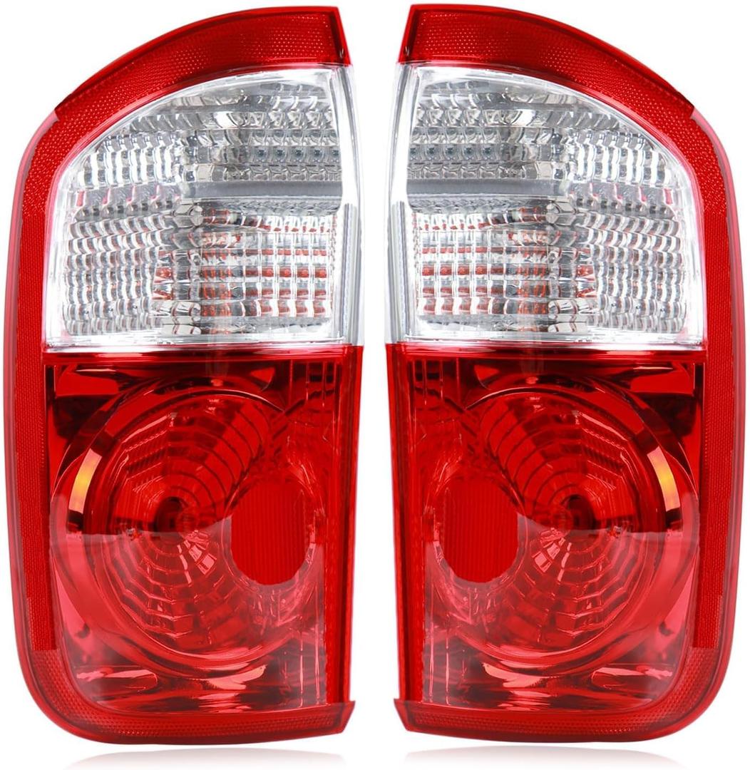 Left and Right Tail lights Assembly Compatible with 2004 2005 2006 Toyota Tundra OE Style Rear Light Taillights Replacement for TO2800153 815600C040 TO2801153 815500C040