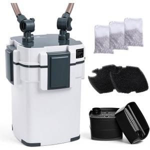 fishkeeper Aquarium Canister Filters,Ultra-Quiet External Fish Tank Filter