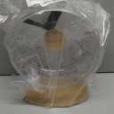 Niteangel Silent Hamster Exercise Wheel - Dual-Bearing Quiet Spinning Acrylic Hamster Running Wheel for Hamster Gerbils Mice Degus Or Other Small Animals (Medium - Wider Version)