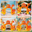 9 FT Octopus Inflatable Arch Giant Outdoor Blow up Decoration with Built-in 6 LED Lights for Under the Sea Party Ocean Theme Beach Pool Baby Shower Birthday Luau Summer Yard Decor