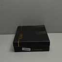 IDIFU Women's Aliza Fashion Square Toe Short Boots Side Zipper Low Block Heel Ankle Booties(Black Pu, 5.5 M US)