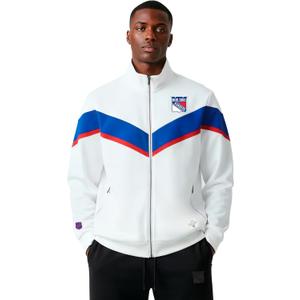 GAME 7 NHL mens X Nhl Men's Officially Licensed Long Sleeve Neoprene Zip Up Sweatshirt (White), 2XL