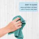 YISURE No Hook Needed Long Shower Curtain 84in, Clear PEVA Plastic Waterproof Heavy Duty Bathroom Curtain Hook Free Transparent Shower Liner 72x84 Inches