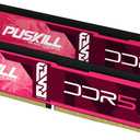 PUSKILL 32GB DDR5 RAM (2x16GB) 4800MHz CL38 Desktop Memory Kit | High-Performance PC Upgrade for Gaming & Multitasking | Intel & AMD Ryzen 7000 (AM5) Compatible