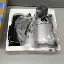 AMZCHEF Cold Press Juicer with 5.8" Large Feed Chute, Slow Masticating Juicer for Whole Fruits & Vegetables, 3-Layer Strainer, Copper Motor, High Juice Yield, Easy to Clean, Silver