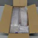 Zezzxu 25 Pack 5 oz Plastic Dessert Cups with Lids and Spoons, Banana Pudding Cups with Lids Mini Dessert Shooters for Party Individual Yogurt Parfait Jello Fruit Trifle