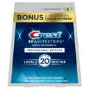 Crest 3D Whitestrips Professional Effects, Whitestrip 3D White, Teeth Whitening Strip Kit, 44 Strips (22 Count Pack), Crest Teeth Whitening Strips, Teeth Whitening Kit