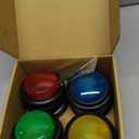 8 Pack Buzzers for Trivia Games,Classroom Must Haves Answer Buzzers, Family Feud Buzzer with Lights and Sound for Quizzes Party, Game Show Buzzer Buttons for Kids, Adults and Teacher Supplies