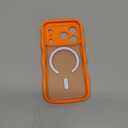 BENTOBEN Magnetic for iPhone 17 Pro Case, Cute Wavy Full Camera Protection [Compatible with MagSafe] Matte Anti-Slip Bumper Women Girls Boys Protective Cover for 17 Pro 6.3", Orange