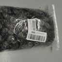 YEAME Curly Wigs for White Women - Kinky Curly Afro Wig with Bangs Ombre Gray Color Synthetic Mixed Wigs with 1 Wig Comb and 4pcs Wig Caps