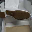 DREAM PAIRS Women's Gogo Boots Square Toe Side Zipper Chunky Heel Knee High Boots For Women, Size 7, White