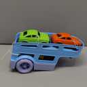 Green Toys Car Carrier, Blue - Pretend Play, Motor Skills, Kids Toy Vehicle. No BPA, phthalates, PVC. Dishwasher Safe, Recycled Plastic, Made in USA. (Standard)