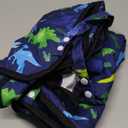 Carseat Cover Boy, Winter Baby Carseat Seat Cover, Carseat Canopy Cozy & Warm Cover with Peep Windows, Blue Dinosaur Stuff