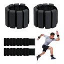 Pilates Wrist Ankle Weights for Women, Wearable Strong Arm & Leg Weights Set of 2(1 lb/2.2 lbs Each), Adjustable Ankle Weights for Walking, Yoga, Dance, Barre, Gym