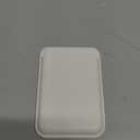 Stronger Magnetic RFID Leather Mag-Safe Card Holder for iPhone 16 Series, Mag-Safe Accessories Stick on Series of iPhone 17/16/15/14/13/12 and Pro/Promax, White