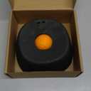 Yipetor Slow Feeder Dog Bowls for Liquid Treat, Entertained Ball-in Bone Broth Dog Lick Bowl, 3/4 Cup Yogurt Pup Lick Toy for Large Medium Small Breeds Dietary Supplement/Post-op Nutrition (black)