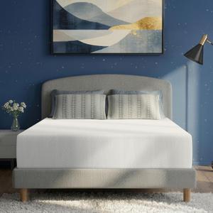 Avenco 10 Inch Twin Size Gel Memory Foam Mattress in a Box, Cooling Night Sleep & Pressure Relief, Grey, Fiberglass Free, CertiPUR-US Certified