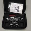 Dental Binocular Loupes 3.5 x 429mm Magnifier (Silver)