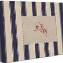 Vintage Striped Rodeo Canvas Wall Art Western Cowboy Rustic Country Retro Horse Painting Picture Wall Decor Mid Century Wild West Farmhouse Poster Artwork for Living Room Bedroom Decorate,Framed