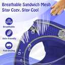 AIITLE Step in Dog Harness and Leash Set - No Pull Escape Proof Vest Harnesses with Soft Mesh and Reflective Bands, Adjustable Pet Outdoor Harnesses for Medium Dogs Royal Blue M