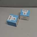 2 x Universal Sink Stopper with Hair Catcher, Faster Drainage, Bathroom Sink Drain Strainer in Brass, Pop Up Drain Cover, Basin Plug for 1.04~1.97 Inch Drain Hole