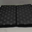 Foldable Travel Seat Cushion- Lightweight Comfort Airplane Seat Cushion for Long Flights, Camping, Bleachers,Home,Office, Driving (Black)