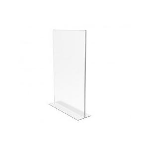 Table Top 8.5x11 Clear Acrylic Sign Holder 11x17.4