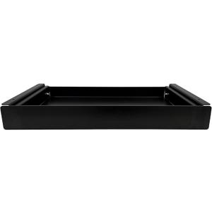 VWINDESK 19 inch Slim Under Desk Pull-Out Storage Office Mounted Sliding Metal Drawer for Standing Desk,Black