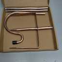 EXCMARK Shepherd Hook 32 inch 1/2 inch Thick Use at Weddings, Hanging Solar Lights, Lanterns, Bird Feeders, Metal Hanger Hook (Bronze,32inch) U.S. Patent.