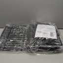 6-Tier Stackable Closet Organizers and Storage Shelves, Closet Shelf Organizer Basket Bins, Foldable Sweater Storage for Clothes Organizer System, BlackPatent Pending