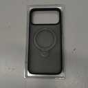 Compatible with iPhone 17 Pro Case with Invisible Magnetic O-Ring Stand Military-Grade Translucent Phone Case for iPhone 17 Pro 6.3" [Compatible with Mag-Safe][Great Grip Feeling], Black