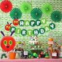 Green Caterpillar-Shaped Balloon Arch Kit 46Pcs Latex Happy Birthday Decorations Balloon Garland Kit for Birthday Baby Shower Themed Party Decorations