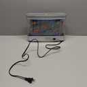 Fake Fish Tank Lamp - Moving Aquarium Night Light with Virtual Ocean Effect, 80s Retro Design for Adult Relaxation, Artificial Aquarium Decorative Lamp for Kids' Room and Cat Owners(US Plug)