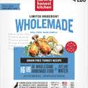 The Honest Kitchen Human Grade Wholemade Dehydrated Dog Food, Limited Ingredient Dog Food, Turkey, 4 lb (makes 16lbs (EXP 10/14/26)