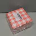 Pink Gingham Napkins Disposable Cocktail: 80PCS Checkered Square Paper 9.8x9.8 Inch For Table Decorations Dinner Party - Cantidad de paquete del producto 120 - Color Pink