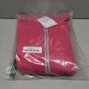 Womens Fleece Lined Half Zip Pullover Cotton Winter Warm Sweatshirt for Women with Thumbhole Pocket (Pink)