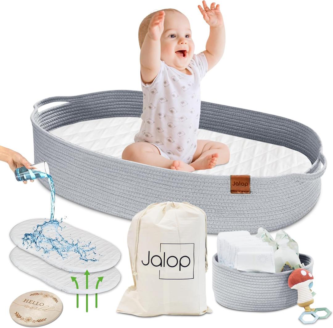 Baby Changing Basket - Grey (Grey_1)