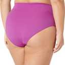 Amazon Essentials Women's High Waist Swim Bottom (Available in Plus Size) (Medium, Violet)