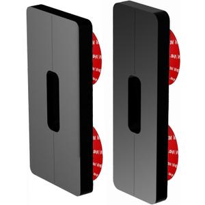 2 Pack No-Drill Mount Compatible with Aosu, Arlo, Blink, Eufy, Nest, Netamo, Reolink, Tapo, Wyze Video Doorbell Wired Battery Doorbell Plus Wireless Security Camera Adhesive Plate